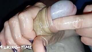 Wow, I love giving handjobs in this milking-time compilation!
