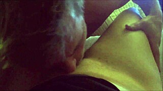 Horny amateur gets pussy eaten in reverse POV