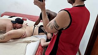 Behind the scenes with a lactating BBW woman