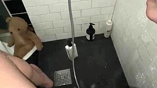 Arabian Snowwhite Masturbates Her Tight Pussy in Shower! Wow!