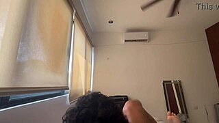 My curvy Latina stepmom spanks me into learning respect