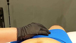 She slaps and handjobs that cock!