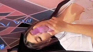 colombian bride uses dildo in bath