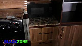 My Step Mom Trying To Cook In The Kitchen