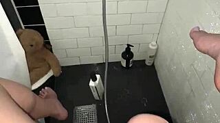 Arabian Snowwhite Masturbates Her Tight Pussy in Shower! Wow!