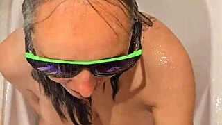 Hot Wife's Steamy Bath Blowjob and Handjob Session