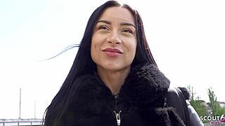 German Scout Picks Up Latina Teen Caramella Del X for Casting Fuck