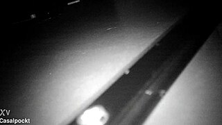 girlfriend crossdressing at gloryhole with big cock in booth