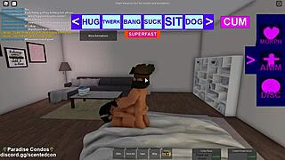 Intriguing kinky sex with big tits and monster cock in Roblox part 2