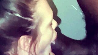 Midget Cougar Sucks Thick Black Cock In Bedroom