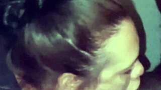 Midget Cougar Sucks Thick Black Cock In Bedroom