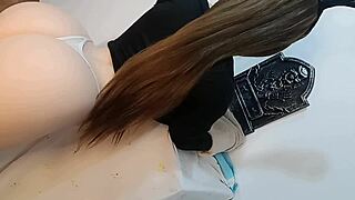 evil clown fucks his horny stepdaughter with huge cock on halloween night