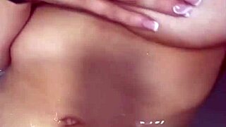 Horny British Coed Brunette Toys Herself To Orgasm In Shower, Squirting Pov