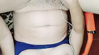 Latina Babe Using Huge Dildo Deeply In Solo