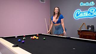 camsoda milf lesbians get wild licking on pool table