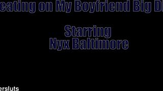 Huge tit 18 year old cheats with phone sex on big cock