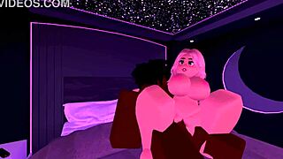 A short-haired blonde woman gets a great pleasure from riding BBC
