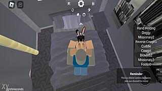 In Roblox world, characters engage in big tit sex with monster cocks