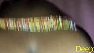 ebony riding my big dick so good in monster cock lesbian fun