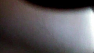 blindfolded wife angie cumming hard on my cock!