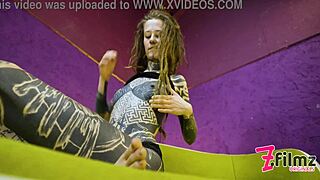 Alternative Hippie Tattooed Teen Craves to Stuff Her Delicious Pussy