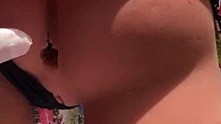 Teaching My Step-Sister Phone Games While She Feels My Huge Sex Toy