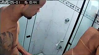 Caught husband cheating in interracial blowjob