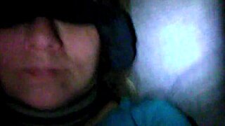 blindfolded wife angie cumming hard on my cock!