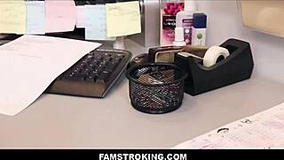 Tony D FUCKS his cute teen step daughter Bambi Brooks at work.