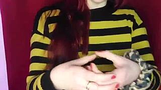 Your redhead stepsister gets turned on by your nudes and comes for you. She’s rocking a plug for wild Argentine roleplay!