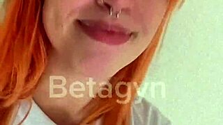 redhead teen takes deep anal with a hot creampie finish in bedroom