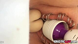 Horny Babe Toys Her Pierced Pussy With Dildo In Homemade Video