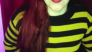 Your redhead stepsister gets turned on by your nudes and comes for you. She’s rocking a plug for wild Argentine roleplay!