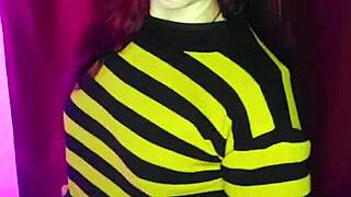 Your redhead stepsister gets turned on by your nudes and comes for you. She’s rocking a plug for wild Argentine roleplay!