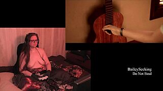 i'm playing naked through the quarry part 3, showing my big tits and ass