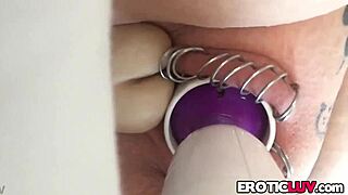 Horny Babe Toys Her Pierced Pussy With Dildo In Homemade Video