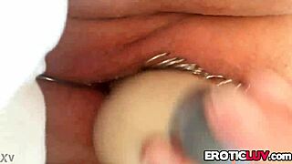 Horny Babe Toys Her Pierced Pussy With Dildo In Homemade Video