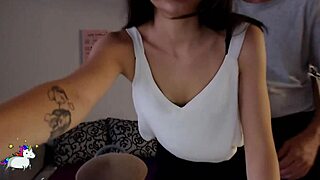 Camgirl Bent Over For Rough Doggy Creampie Fuck