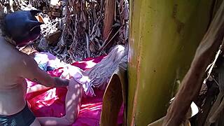 Latina Stepdaughter Toyed as Public Sex Doll