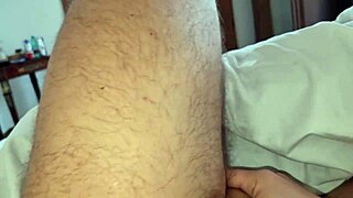 Woke up horny, jerked off with a massive load