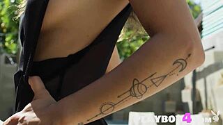 wow, check uma jolie's stunning petite body posing naked!