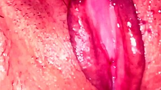 Wow, today's creampie in this amateur pink pussy, just 25 days after virginity loss...