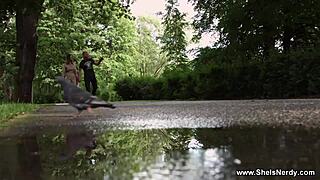 Busty Teen Amalia Davis in Glasses Gets Pounded Hard