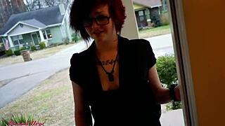 Inked Cutie Marcie Dildo Fucks Horny Twat in Lingerie Cumshot Squirt