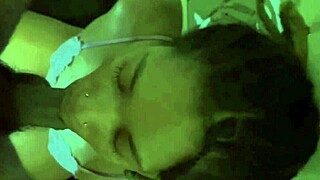 POV China gagging on huge dick with intense deepthroat action