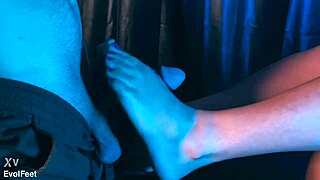 i need a warm place for my feet while she licks and chokes 😏