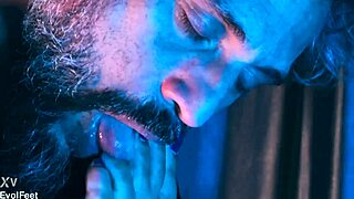 i need a warm place for my feet while she licks and chokes 😏