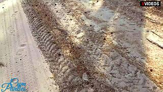 I’m desperate to find a hidden spot to soak her panties with cum.