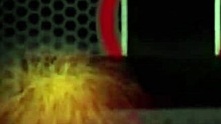 Gigantic jugs on Vicky Vette, stroking cock for messy cum