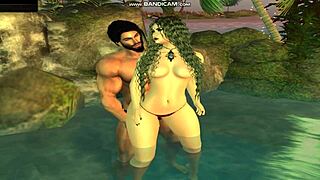 Amateur couple making love in a very exciting way